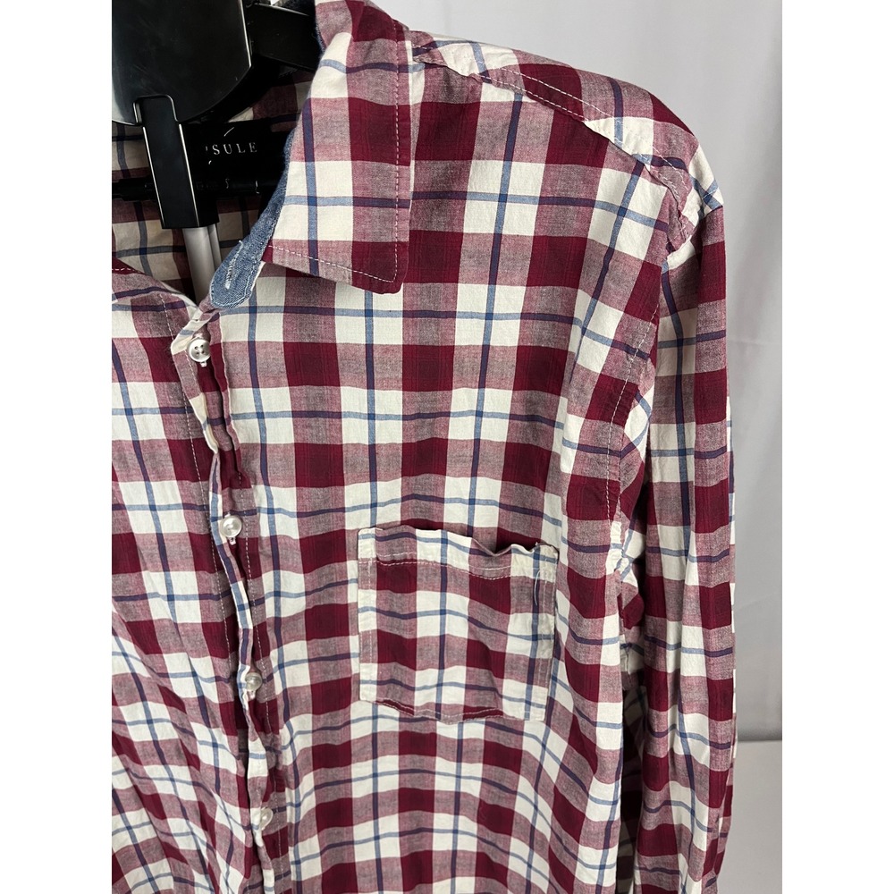 Capsule XXL Mens Plaid Button Down Shirt Long Sleeve Pocket Casual‎
